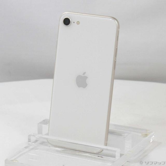 中古)Apple iPhone SE 第3世代 64GB スターライト MMYD3J/A SIMフリー  
