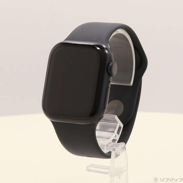 (中古)Apple Apple Watch Series 9 GPS 41mm ミッドナイトアルミニウムケース ミッドナイトスポーツバンド(348-ud)の通販は