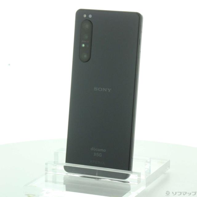 中古)SONY Xperia 1 II 128GB ブラック SO-51A docomoロック解除