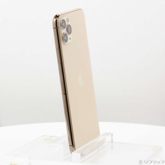 (中古)Apple iPhone11 Pro Max 256GB ゴールド MWHL2J/A SoftBank(344-ud)_3