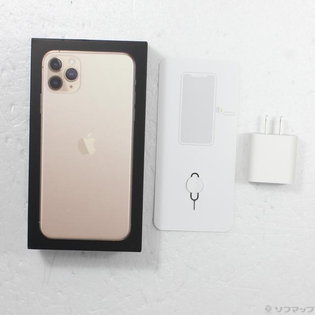 (中古)Apple iPhone11 Pro Max 256GB ゴールド MWHL2J/A SoftBank(344-ud)_4