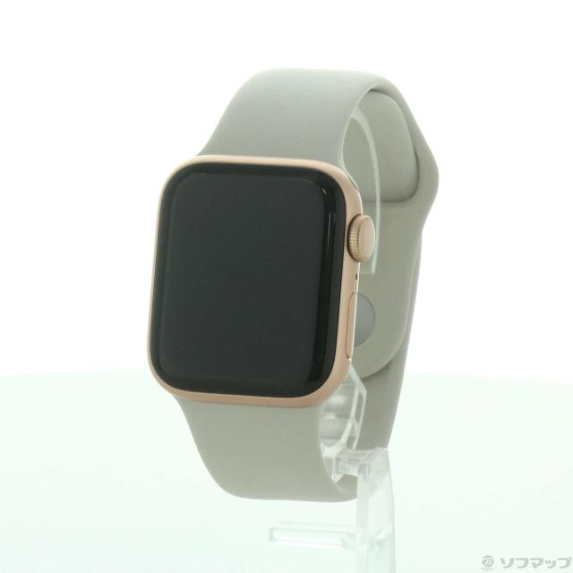 (中古)Apple Apple Watch SE 第1世代 GPS 40mm ゴールドアルミニウムケース スターライトスポーツバンド(349-ud)の通販は