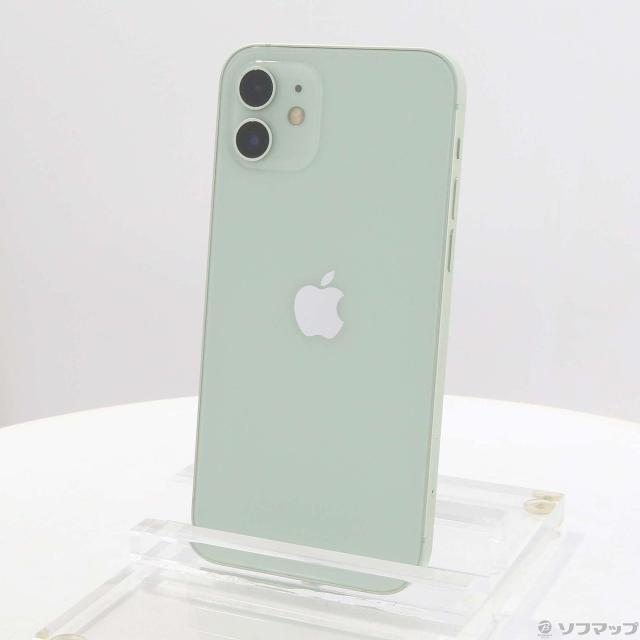 中古)Apple iPhone12 128GB グリーン MGHY3J/A SIMフリー(262-ud)