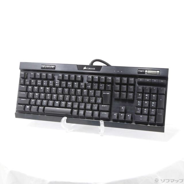 (中古)CORSAIR K70 RGB MK.2 LOW PROFILE RAPIDFIRE CH-9109018-JP 白軸(344-ud)