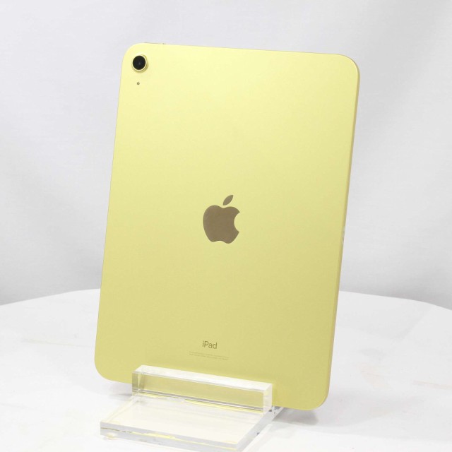 (中古)Apple iPad 第10世代 64GB イエロー MPQ23J/A Wi-Fi(377-ud)の通販は