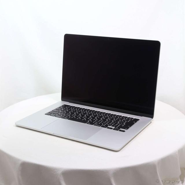 (中古)Apple MacBook Air 15.3-inch Mid-2023 MQKR3J/A Apple M2 8コアCPU_10コアGPU 8GB SSD256GB シルバー (14.7 Sonoma)(258-ud)の通販は