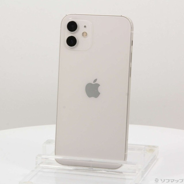 (中古)Apple iPhone12 64GB ホワイト MGHP3J/A SIMフリー(368-ud)