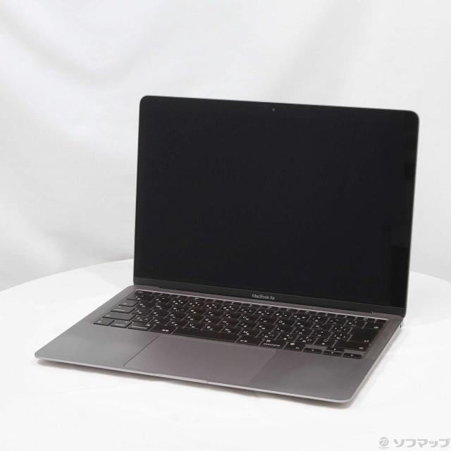 (中古)MacBook Air 13.3-inch Late-2020 MGN63J/A M1 8コアCPU_7コアGPU 8GB SSD256GB スペースグレイ (14.7 Sonoma)(368-ud)の通販は 90,979円