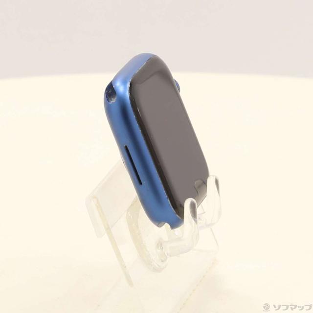 (中古)Apple Apple Watch Series 7 GPS 45mm ブルーアルミニウムケース バンド無し(352-ud)_3