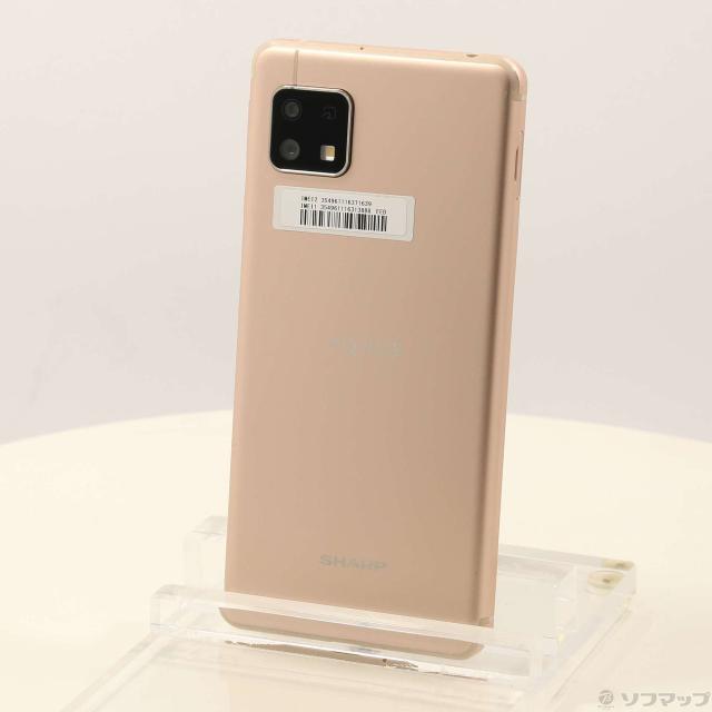【中古美品】AQUOS sense4 lite SH-RM15　ライトカッパー 中古)SHARP AQUOS sense4 lite 64GB ライトカッパー SH-RM15