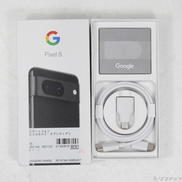 【Fen66様用】Google pixel8 128GB オブシディアン+おまけ 中古)GOOGLE Google Pixel 8 128GB オブシディアン GZPF0 Y