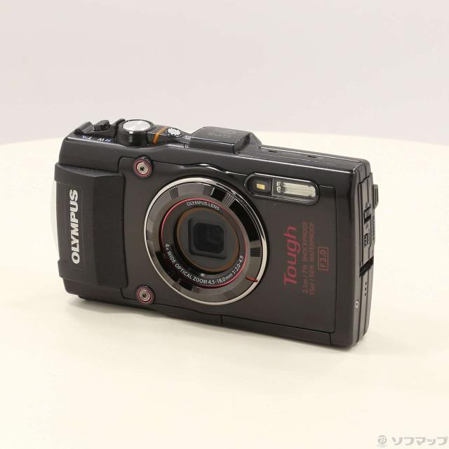 中古)OLYMPUS STYLUS TG-4 BLK Tough ブラック(269-ud)