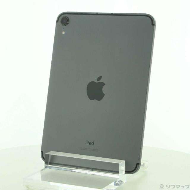 (中古)Apple iPad mini 第6世代 256GB スペースグレイ MK8F3J/A SIMフリー(371-ud)