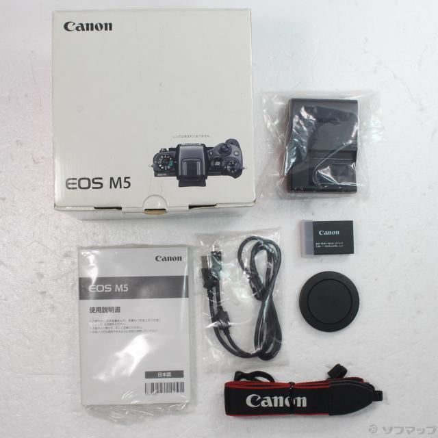 中古)Canon EOS M5 ボディ ブラック(276-ud) デジタル一眼レフ 