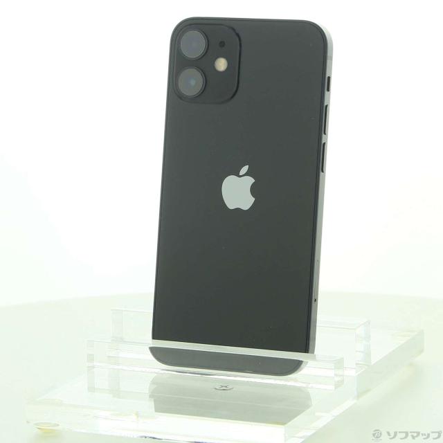 (中古)Apple iPhone12 mini 64GB ブラック MGA03J/A SIMフリー(262-ud)