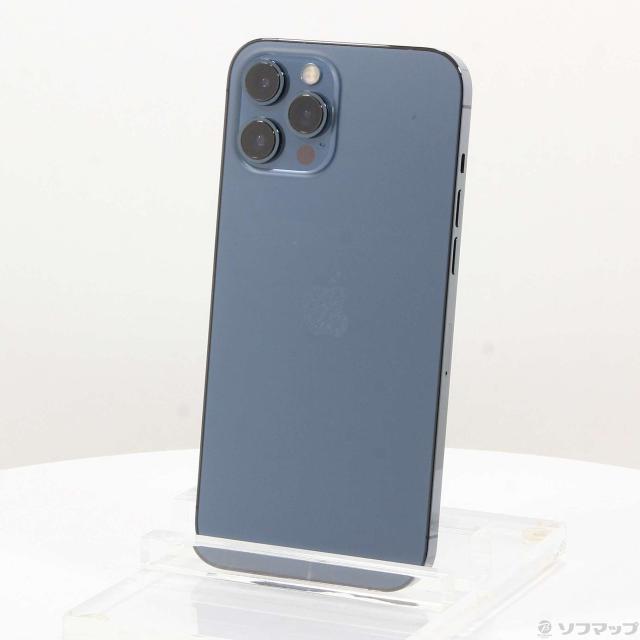中古)Apple iPhone12 Pro Max 128GB パシフィックブルー MGCX3J