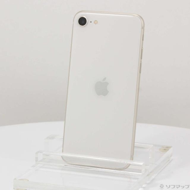 中古)Apple iPhone SE 第3世代 64GB スターライト MMYD3J/A SIM