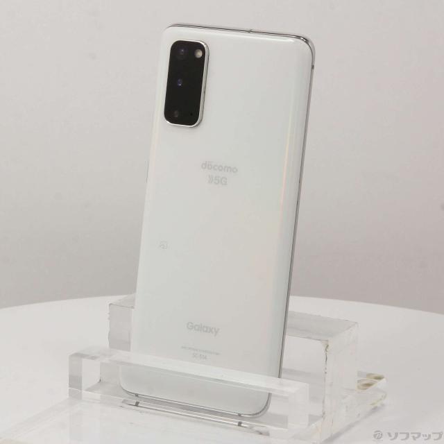 Galaxy - 未使用 Galaxy S20 SC-51A クラウドホワイト 白 サムスン Galaxy S20 5G SC-51A docomo [クラウド ホワイト