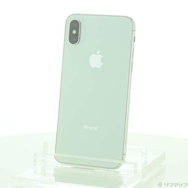 中古)Apple iPhoneXS 256GB シルバー MTE12J/A SIMフリー(381-ud)