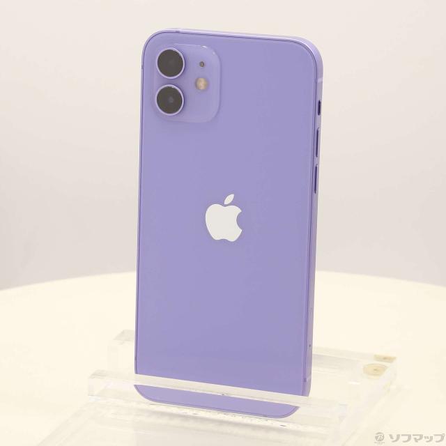 Apple iPhone12 64GB パープル MJNH3J/A SIMフリー(297-ud) 携帯