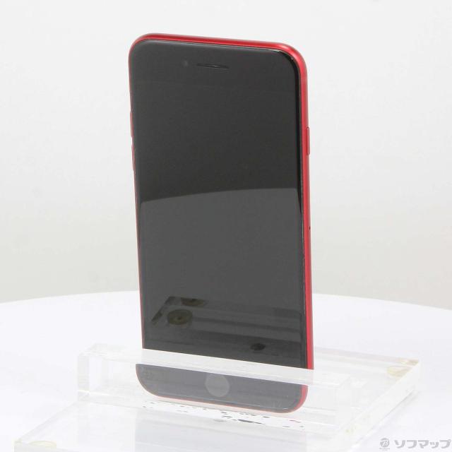 中古)Apple iPhone SE 第3世代 64GB プロダクトレッド MMYE3J/A SIM 