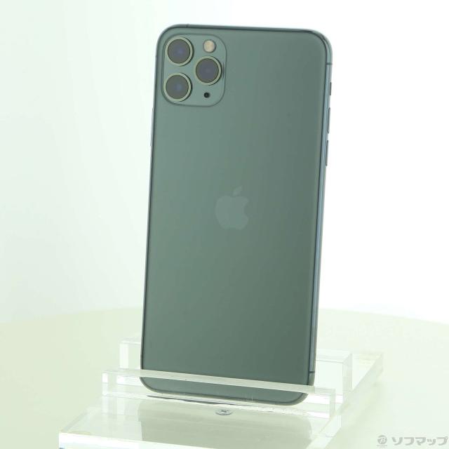 (中古)Apple iPhone11 Pro Max 64GB ミッドナイトグリーン MWHH2J/A SIMフリー(269-ud) 31,680円