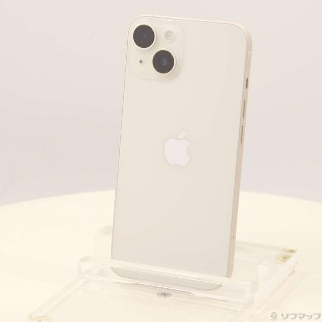 (中古)Apple iPhone14 128GB スターライト MPUQ3J/A SIMフリー(371-ud)