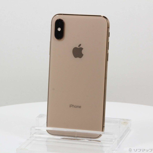 (中古)Apple iPhoneXS 256GB ゴールド NTE22J/A SIMフリー(276-ud)