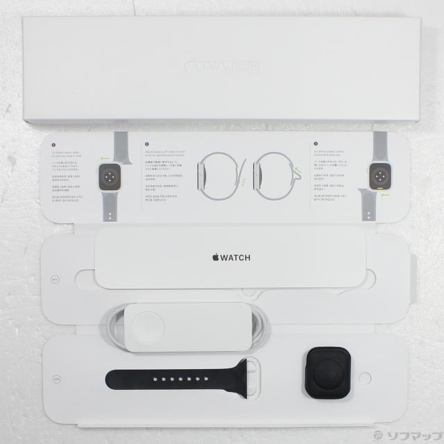 (中古)Apple Apple Watch Series 7 GPS 41mm ミッドナイトアルミニウムケース ミッドナイトスポーツバンド(262-ud)_4