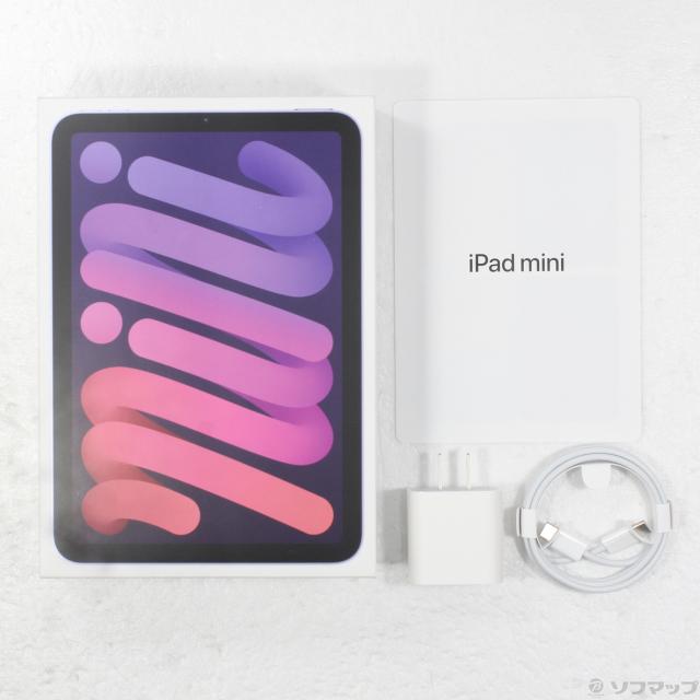 中古)Apple iPad mini 第6世代 256GB パープル MK7X3J/A Wi-Fi