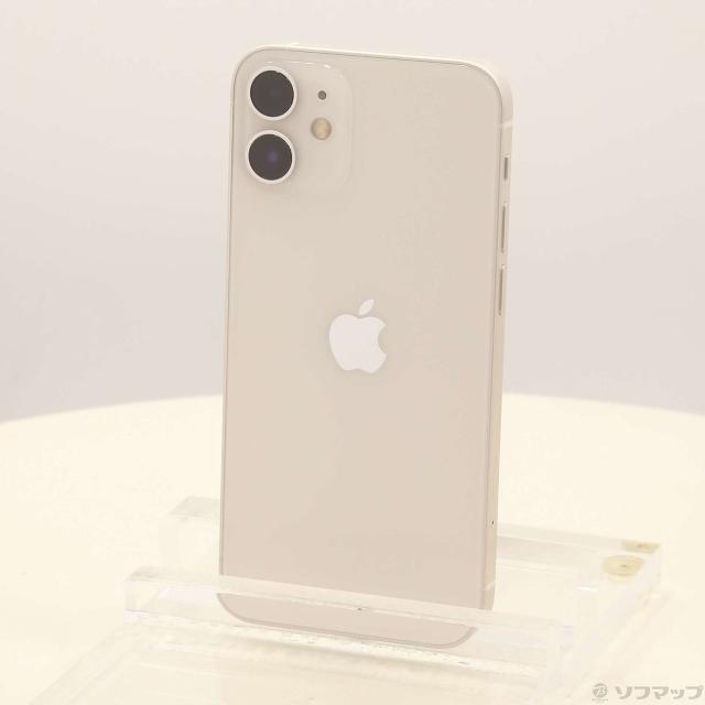 (中古)Apple iPhone12 mini 64GB ホワイト MGA63J/A SIMフリー(297-ud)