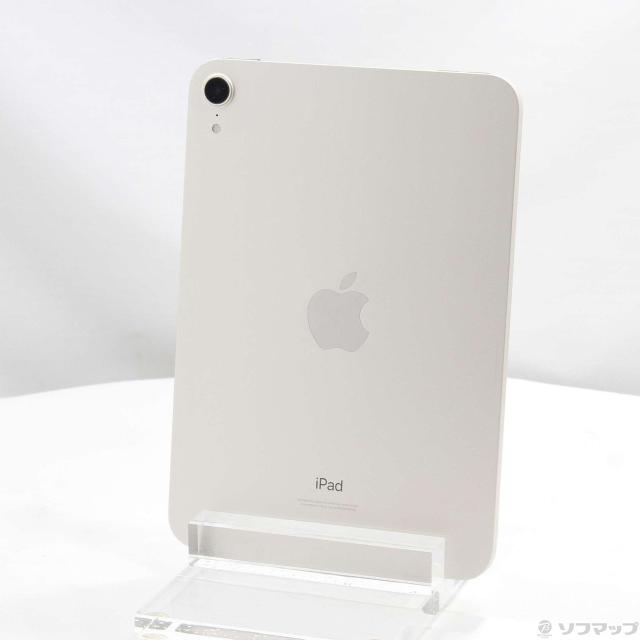 (中古)Apple iPad mini 第6世代 64GB スターライト MK7P3J/A Wi-Fi(297-ud)
