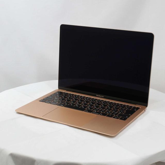 (中古)Apple MacBook Air 13.3-inch Late-2018 MREE2J/A Core_i5 1.6GHz 8GB SSD128GB ゴールド (10.15 Catalina)(344-ud)の通販は