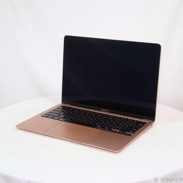 (中古)Apple MacBook Air 13.3-inch Late-2020 MGND3J/A Apple M1 8コアCPU_7コアGPU 8GB SSD256GB ゴールド (12.6 Monterey)(377-ud)の通販は 91,480円