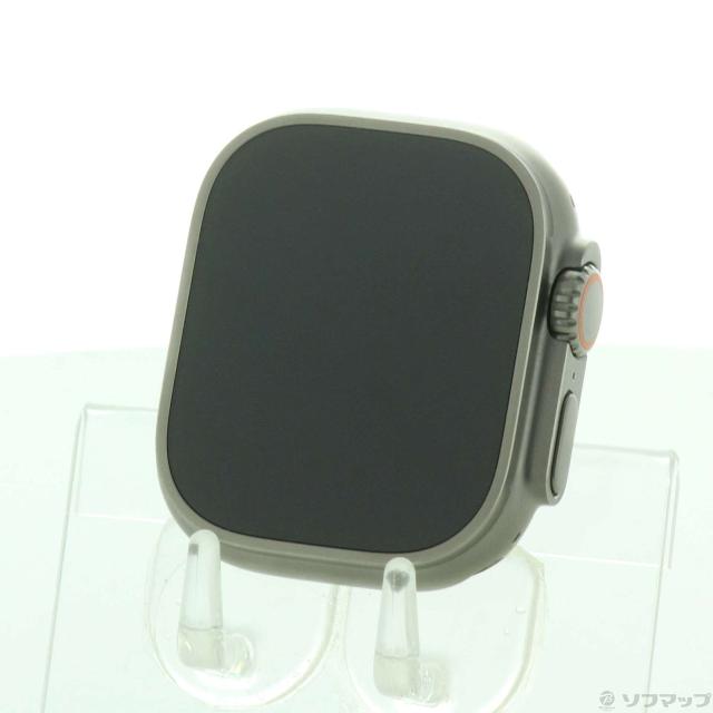 (中古)Apple Apple Watch Ultra GPS + Cellular 49mm チタニウムケース バンド無し(348-ud)の通販は 43,958円