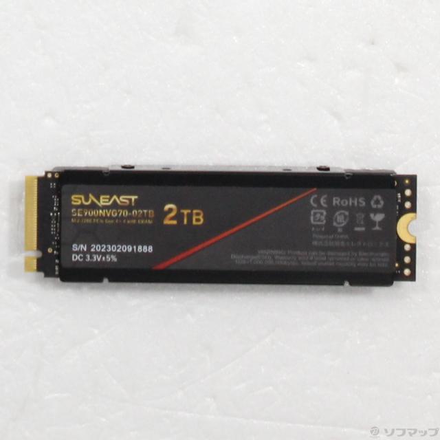SUNEAST M.2 SSD 2TB ヒートシンク付 新品未開封 PS5対応 SUNEAST 2TB M.2