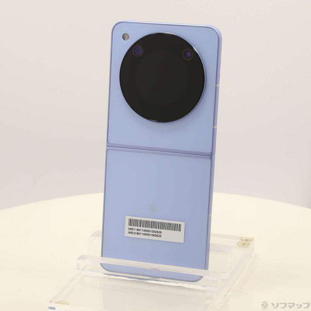 中古)ZTE Libero Flip 128GB ブルー A304ZT Y!mobile SIMフリー(348-ud) 