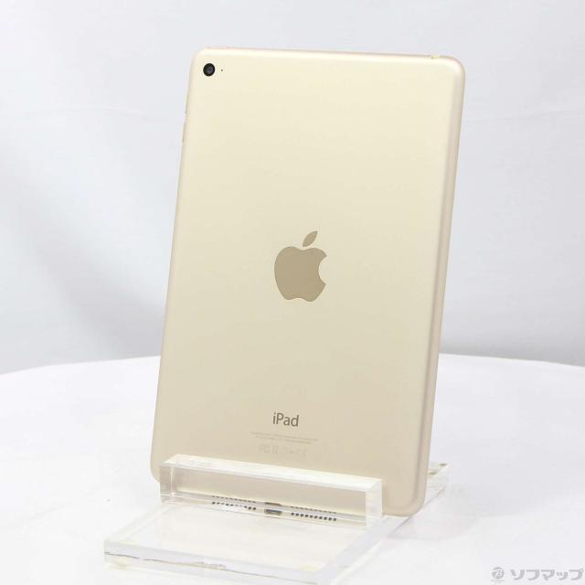 中古)Apple iPad mini 4 64GB ゴールド MK9J2J/A Wi-Fi(344-ud)