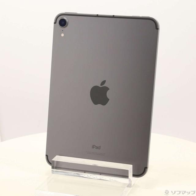(中古)Apple iPad mini 第6世代 256GB スペースグレイ MK8F3J/A SIMフリー(377-ud)