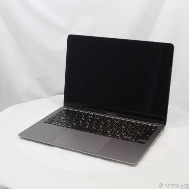 (中古)MacBook Air 13.3-inch Late-2020 MGN63J/A M1 8コアCPU_7コアGPU 8GB SSD256GB スペースグレイ (14.7 Sonoma)(344-ud)の通販は 91,480円