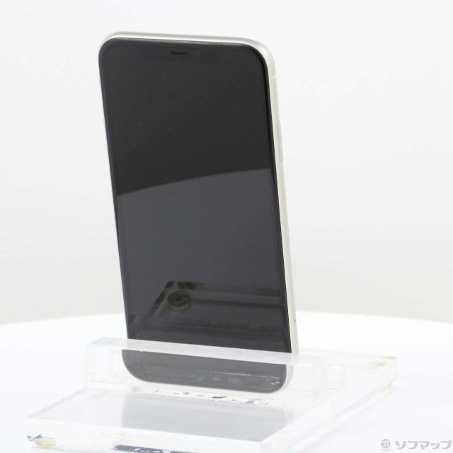 中古)Apple iPhone11 128GB ホワイト MWM22J/A SIMフリー(377-ud)