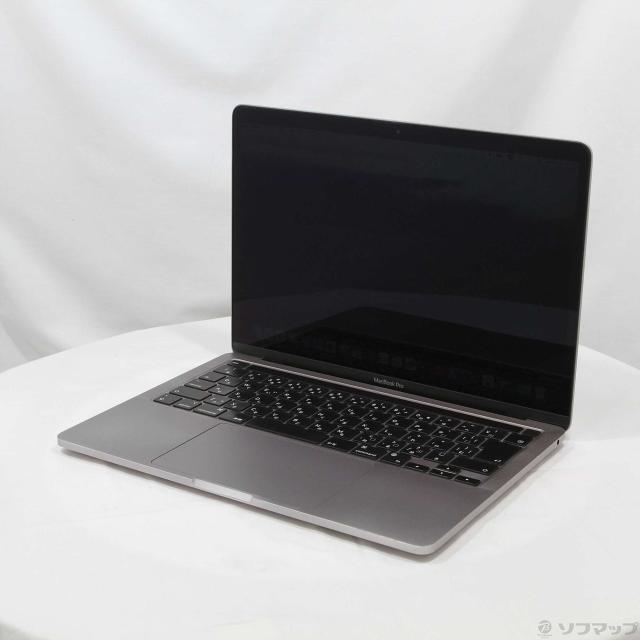 (中古)MacBook Pro 13.3-inch Late-2020 MYD82J/A M1 8コアCPU_8コアGPU 8GB SSD512GB スペースグレイ (14.7 Sonoma)(349-ud)の通販は