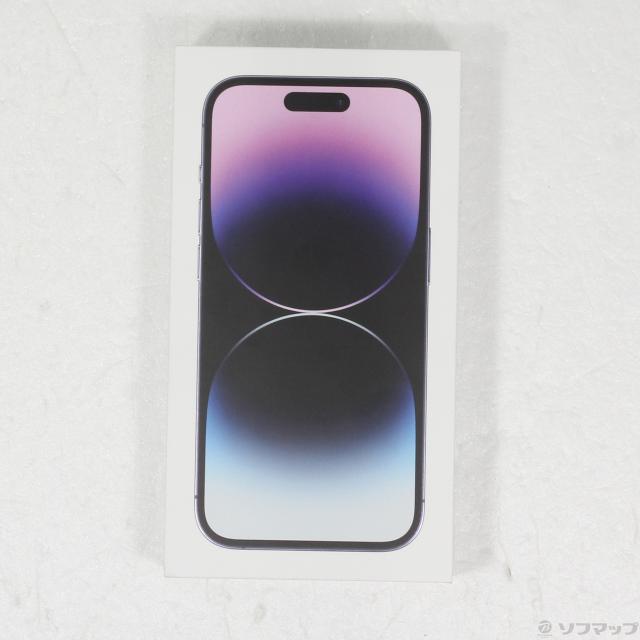 中古)Apple iPhone14 Pro 256GB ディープパープル MQ1E3J/A SIM
