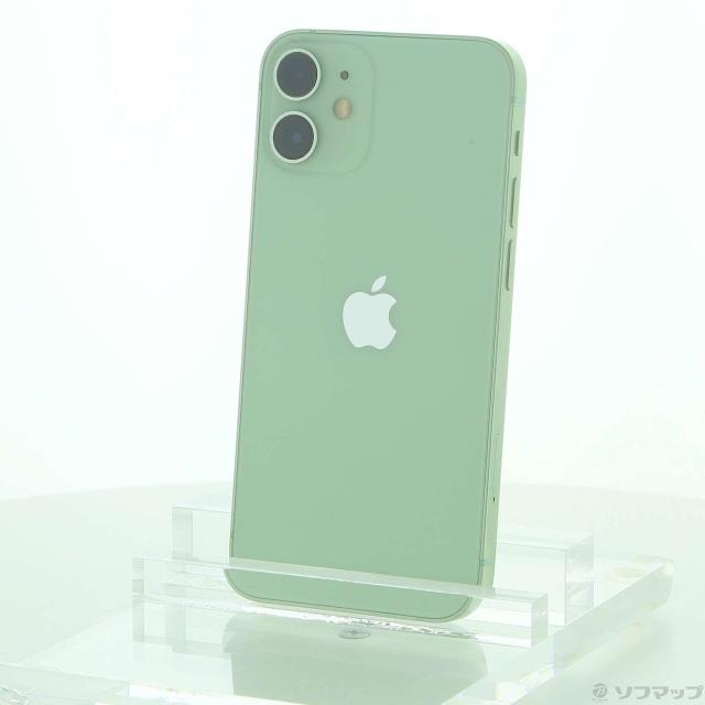 (中古)Apple iPhone12 mini 64GB グリーン MGAV3J/A SIMフリー(349-ud)