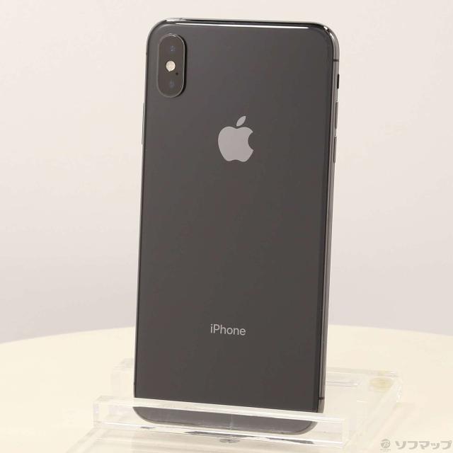 (中古)Apple iPhoneXS Max 256GB スペースグレイ MT6U2J/A SIMフリー(262-ud)
