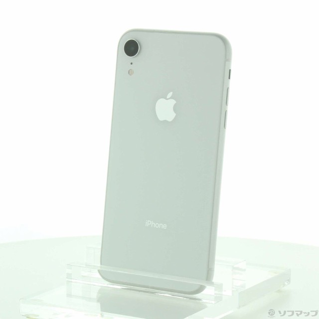 (中古)Apple iPhoneXR 128GB ホワイト MT0J2J/A SIMフリー(251-ud)