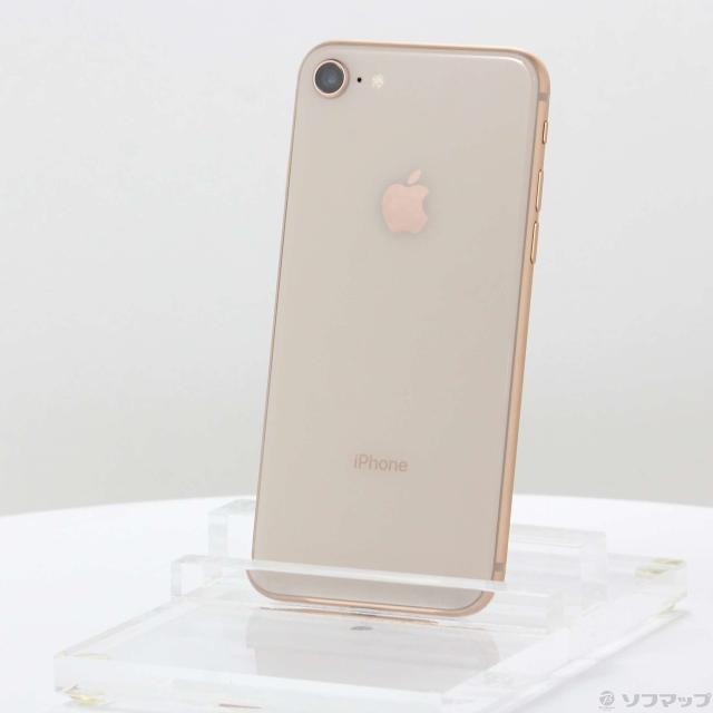 中古)Apple iPhone8 64GB ゴールド MQ7A2J/A SIMフリー(269-ud)