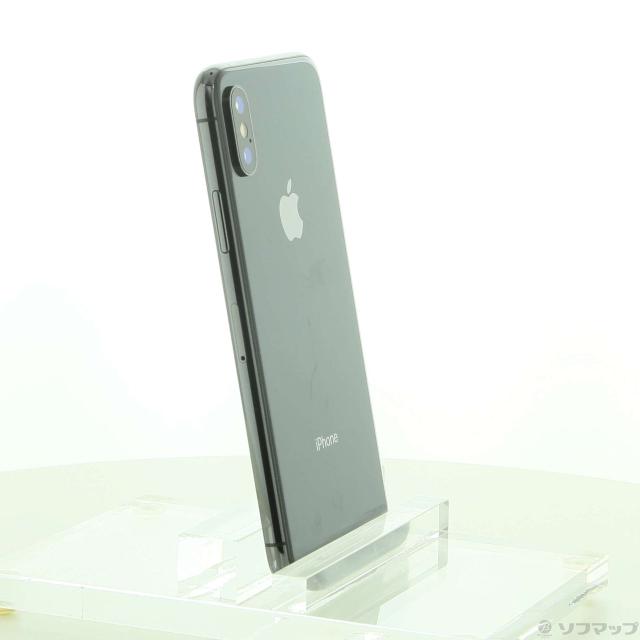 (中古)Apple iPhoneXS 256GB スペースグレイ MTE02J/A SIMフリー(262-ud) 携帯電話本体