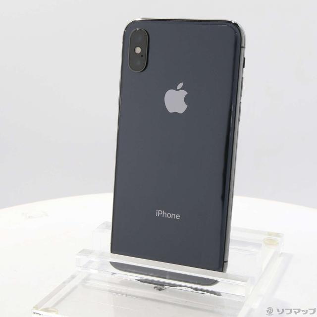 Apple iPhoneX 256GB スペースグレイ MQC12J/A SIMフリー(348-ud