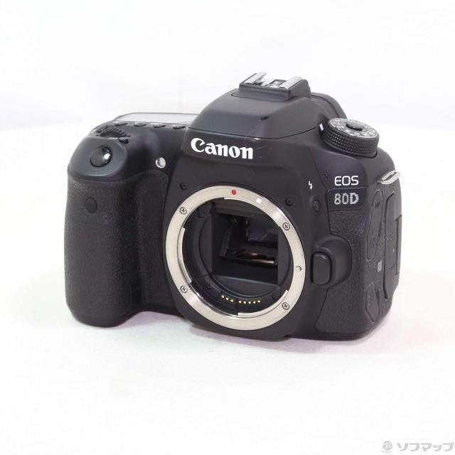 中古)Canon EOS 80D ボディ ブラック 海外モデル(258-ud)